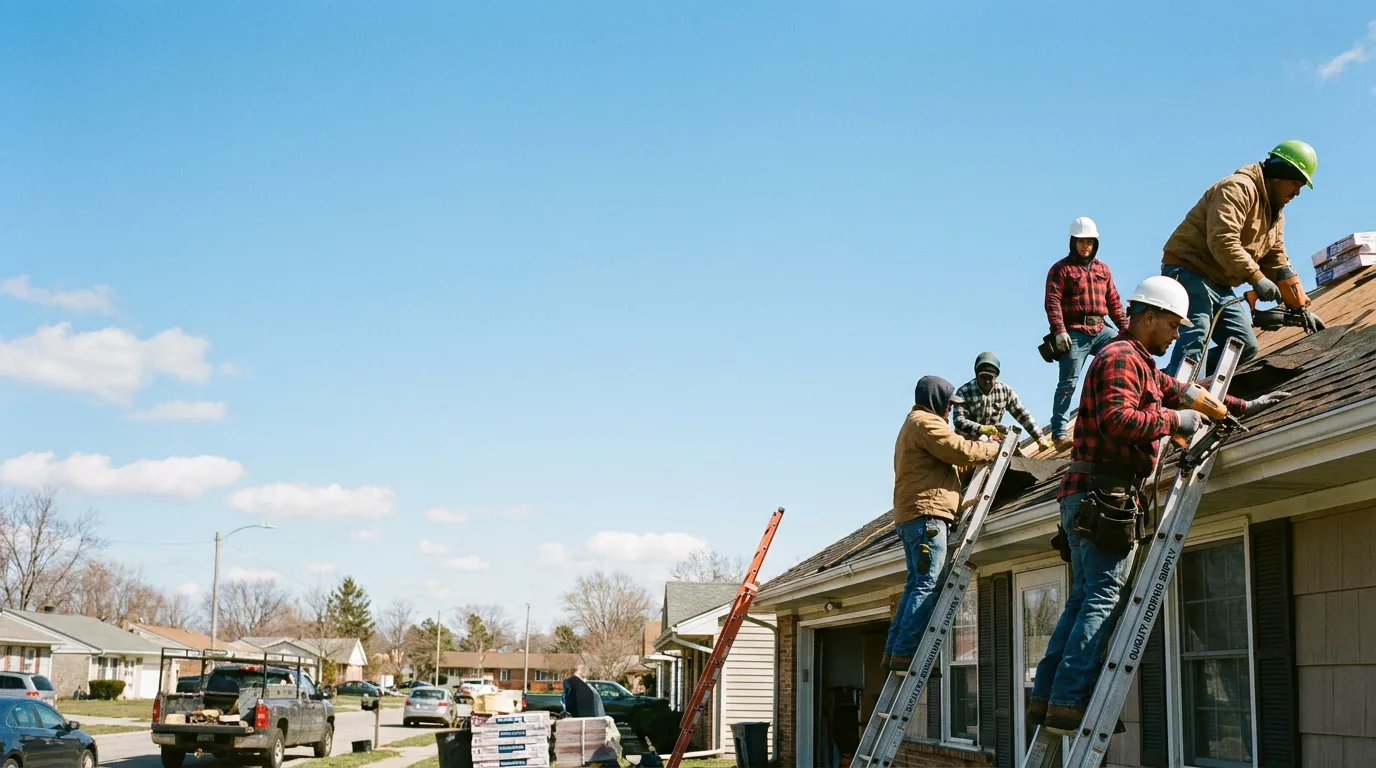 Roofing in Hilbert, WI near me